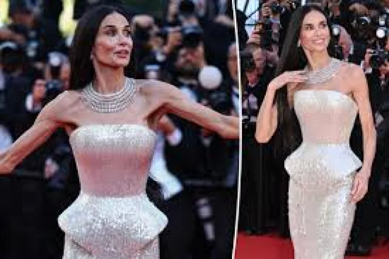 Demi Moore brings Jacquemus polka dots to Cannes jury day